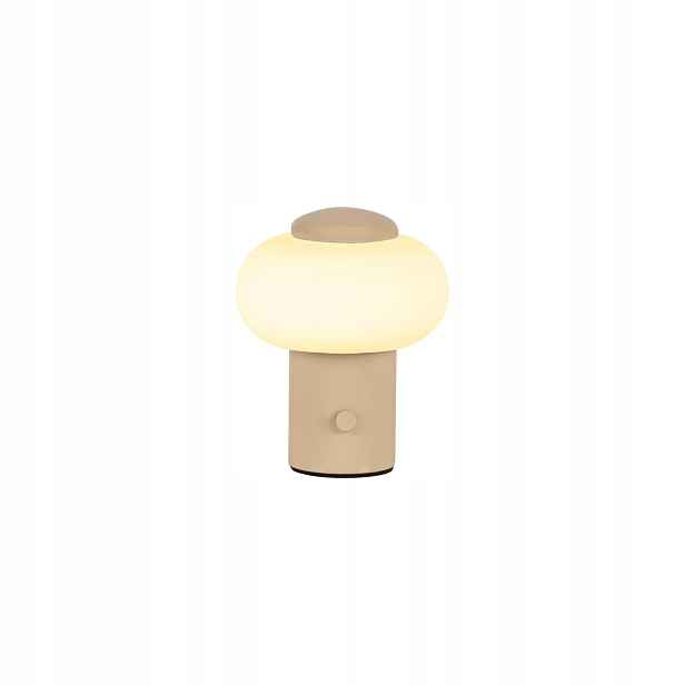 Lucide Gustav bezdrátová stolní Led lampa 0,8W krémová