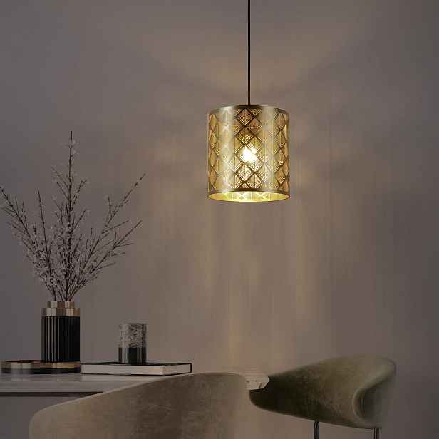 Závěsná lampa Galati zlatá E27 Inspire