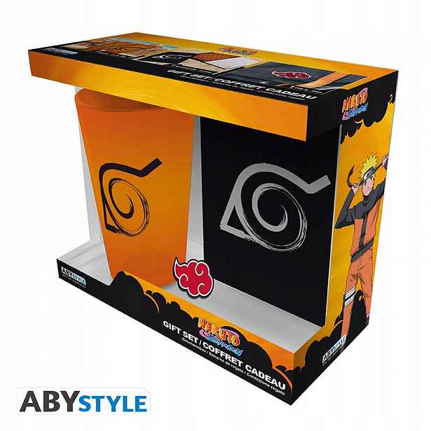 Naruto Shippuden Pck XXL glass Pin Pocket Notebook "Konoha"