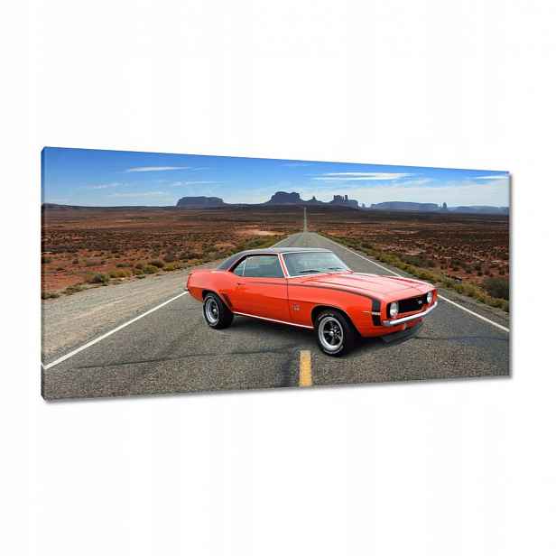 Obrazy 115x55 Oranžový Chevrolet Ss