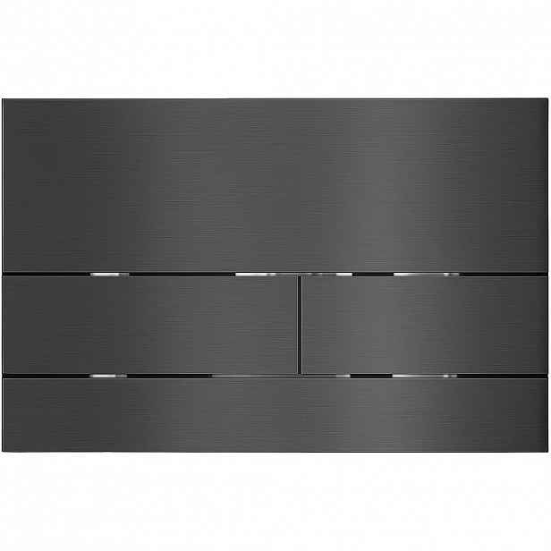 Ovládací tlačítko splachování Line k WC modulu Profi - nerezová ocel - grafit/gun metal