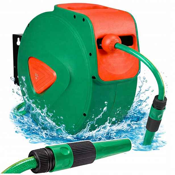 Automatický nástěnný hadice buben na hadici 20 m 2 m, navíječ hadice z Pvc,