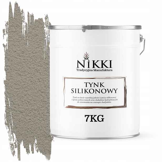 Silikonová Fasádní Omítka Šedá Teplá F293 7KG Beránek Granulace 1.0mm