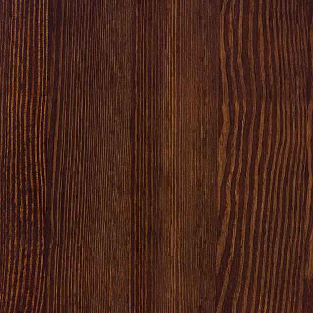 Dřevěná kuchyňská horní vitrína NGADI, šíře 131 cm, masiv borovice/moření ořech