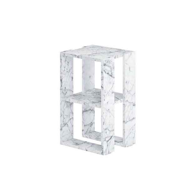 Noční stolek Lonie Carrara Marble
