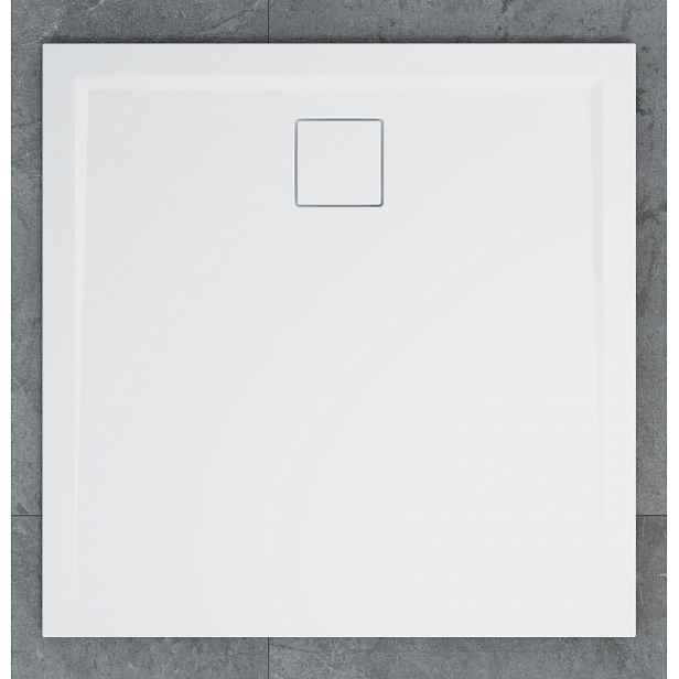 SanSwiss W20Q 100 04 Sprchová vanička čtvercová 100×100 cm bílá