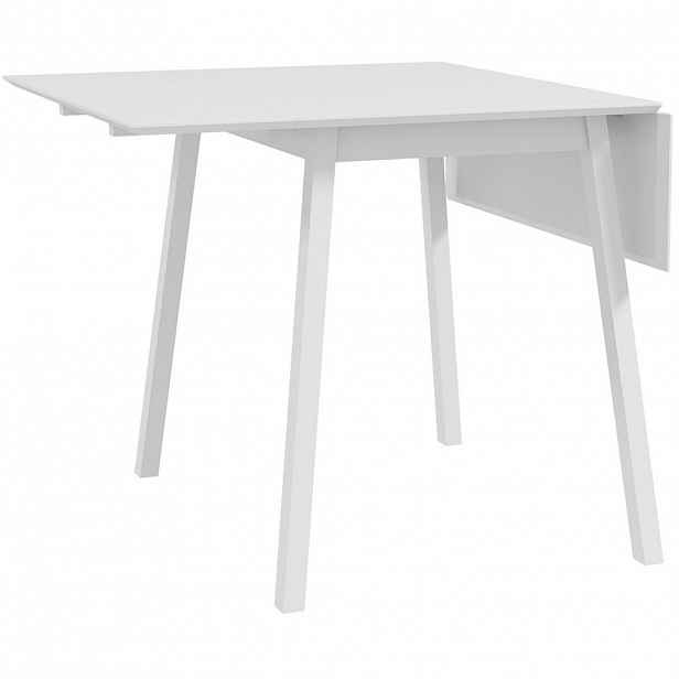Redom JÍDELNÍ stůl 110/86/75 cm sklápěcí pro 2–4 osoby, do malých prostor, dřevo, Bílá