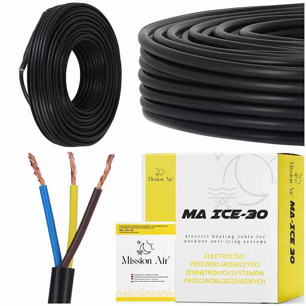 Topný Kabel Proti Námraze ICE-30W/M 960W 32 M