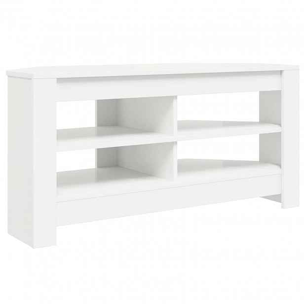 vidaXL RohováskříňnaTV 102 x 41 x 50 cm Bílá Kompozitní dřevo