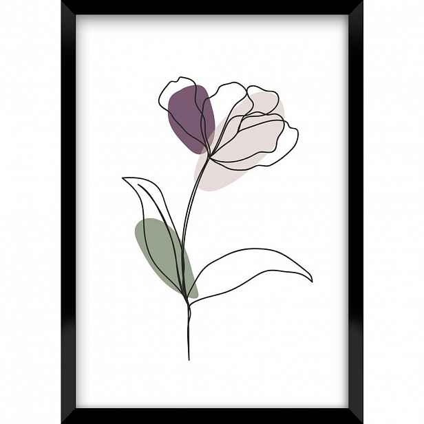 XXXLutz OBRAZ NA PLÁTNĚ, květiny, 50/70 cm Monee - Obrazy na plátně - 0050900273