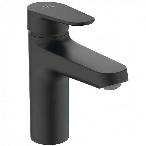 Ideal Standard ALU+ - Umyvadlová baterie s výpustí Click-Clack, BlueStart, hedvábná černá BE130XG