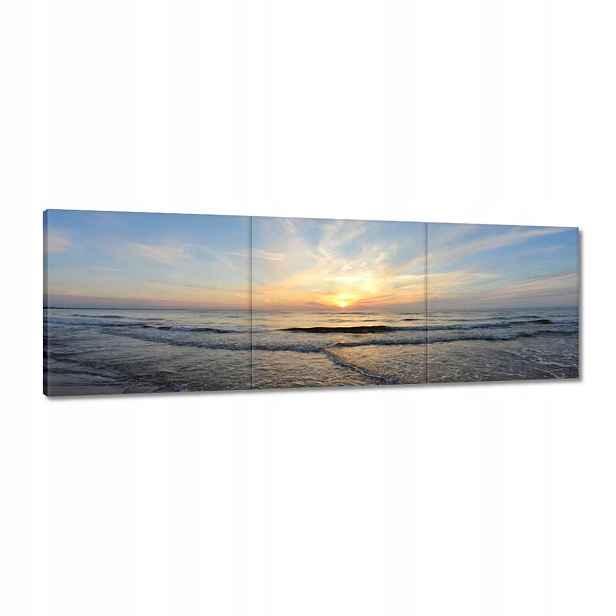 Obrazy 120x40 Západ slunce nad mořem