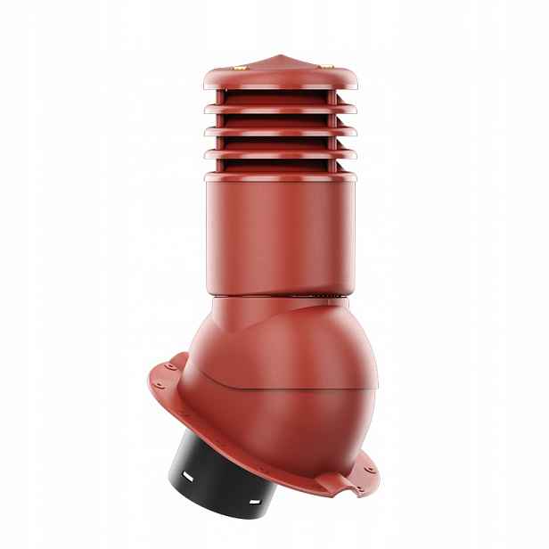 Větrací komín Smartline profil M fi 150 mm, zateplený, červený