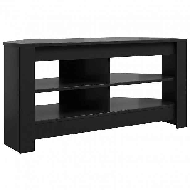 vidaXL RohováskříňnaTV 102 x 41 x 50 cm Černá Kompozitní dřevo