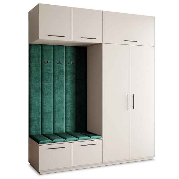 MASSENO MODERNÍ PŘEDSÍŇOVÁ SESTAVA REMA, 200/240/60 cm, kašmírová