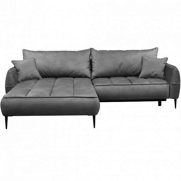 MID.YOU ROHOVÁ SEDAČKA, textil, šedá