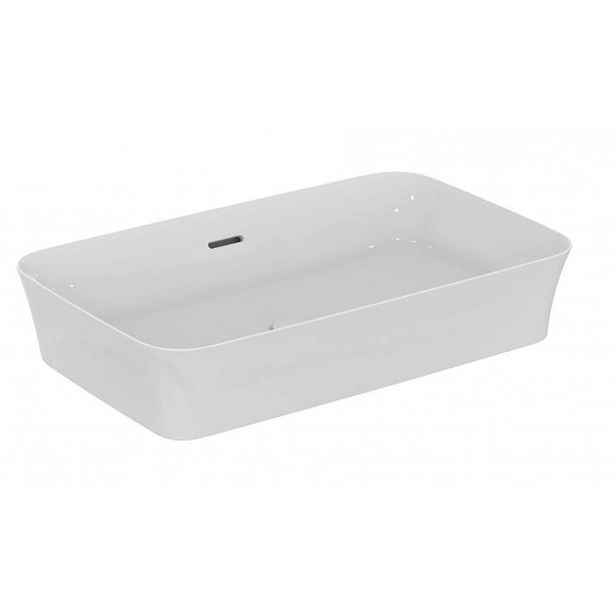 Ideal Standard Ipalyss - Umyvadlo na desku, 55x38 cm, s přepadem, Ideal Plus, bílá E2078MA