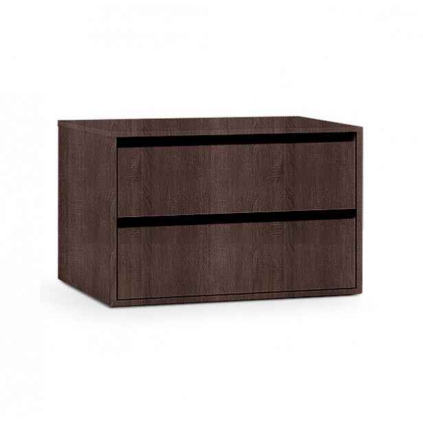Set dvou šuplíků do skříně 250 a 278 cm UNIV - hnědý