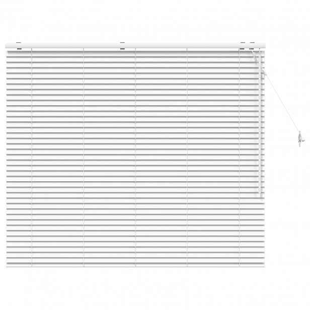 vidaXL Venet školní žaluzie Bílá 160 x 130 cm 35 mm Masivní paulovnie