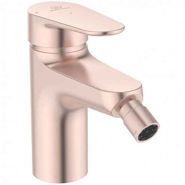 Ideal Standard ALU+ - Bidetová baterie s výpustí Click-Clack, BlueStart, rosé BE132RO