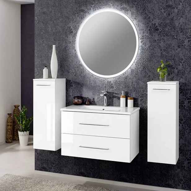 Zrkadlo rund 80 led 80x2,5 84565