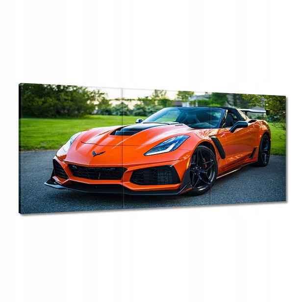 Obrazy 150x70 Oranžové auto
