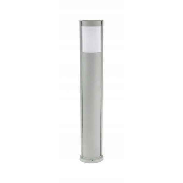 Stojací venkovní sloupková lampa šedá, trubka 97 cm, IP54 Su-ma