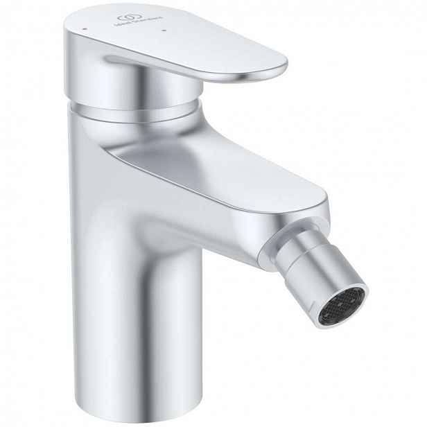 Ideal Standard ALU+ - Bidetová baterie s výpustí Click-Clack, BlueStart, stříbrná BE132SI
