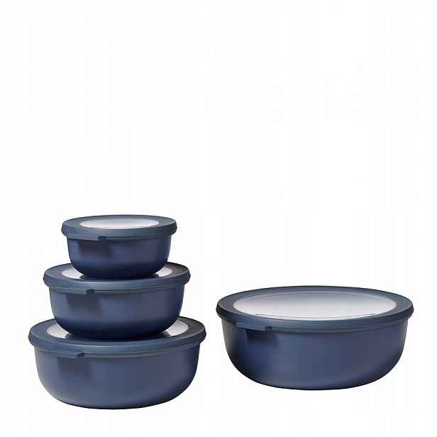 Sada 4 nádob Cirqula kulatá 350 750 1250 2250 denim Mepal