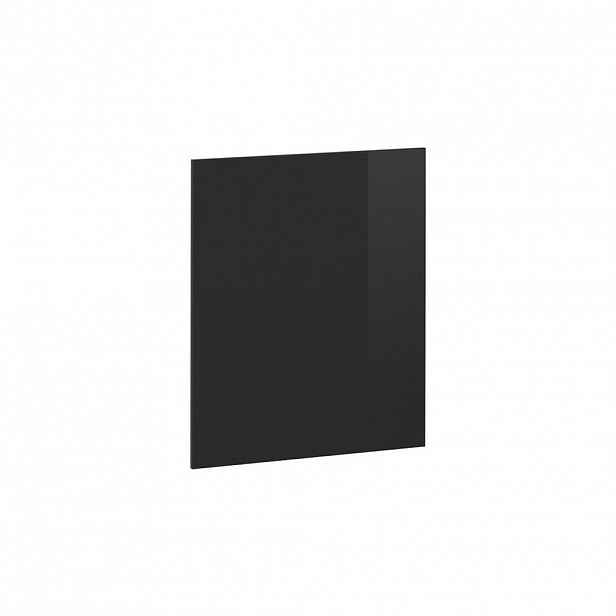 Vicco KUCHYŇSKÁ DVÍŘKA R-Line Černý vysoký lesk 59.6 x 71.3 cm nábytková čela pro poloviční skříň pro troubu