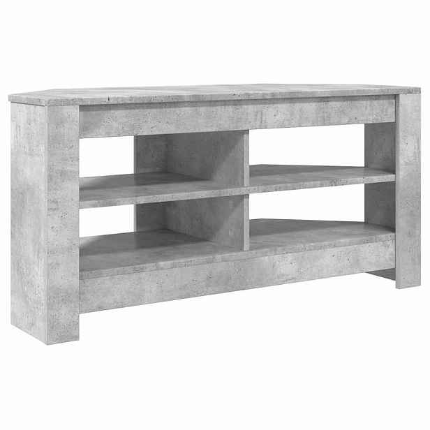 vidaXL RohováskříňnaTV 102 x 41 x 50 cm Betonově šedá Kompozitní dřevo