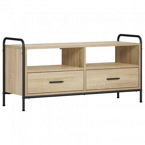 vidaXL Televizní skříň 67,5 x 33 x 50 cm Dub sonoma Kompozitní dřevo