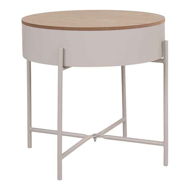 Kovový kulatý odkládací stolek ø 40 cm Sisco – House Nordic
