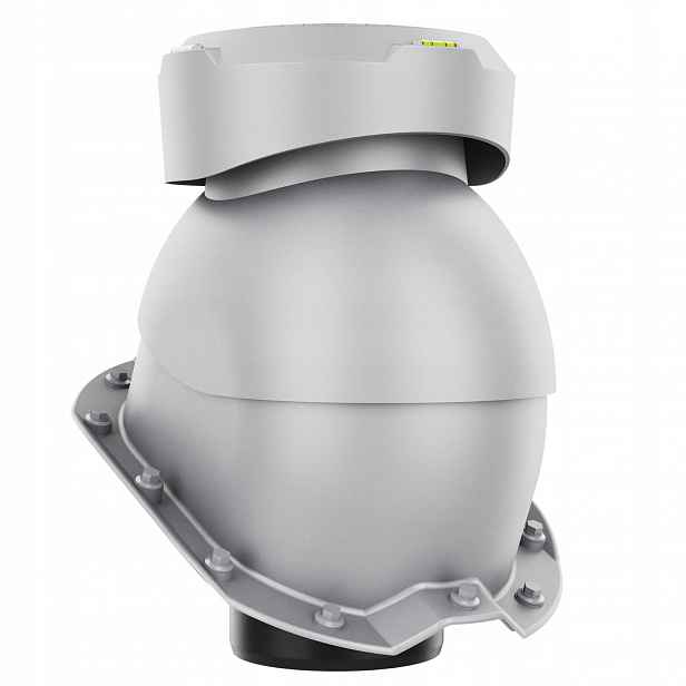 Krbový kanalizační ventilátor fi110 Trapez T18 Stříbrný 9006