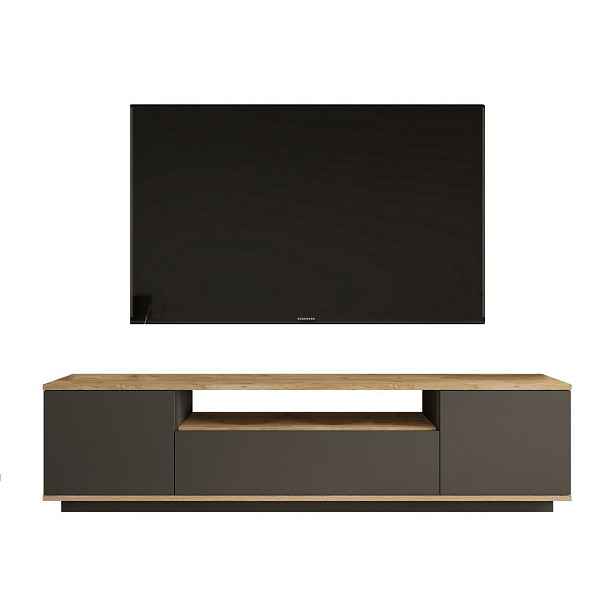 Televizní stolek Fran Atlantic Pine and Anthracite