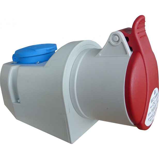 Zásuvka napájecí DUO IP44 PIN 4 16A + IP54 230V