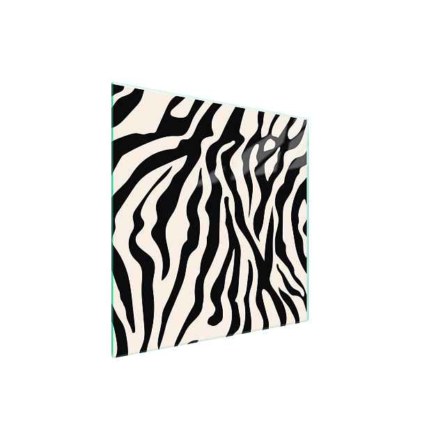 7v1 skleněná ochranná deska na sporák 50x52 Zebra