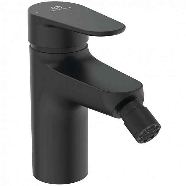Ideal Standard ALU+ - Bidetová baterie s výpustí Click-Clack, BlueStart, hedvábná černá BE132XG