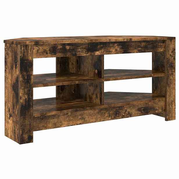vidaXL RohováskříňnaTV 102 x 41 x 50 cm Kouřový dub Kompozitní dřevo