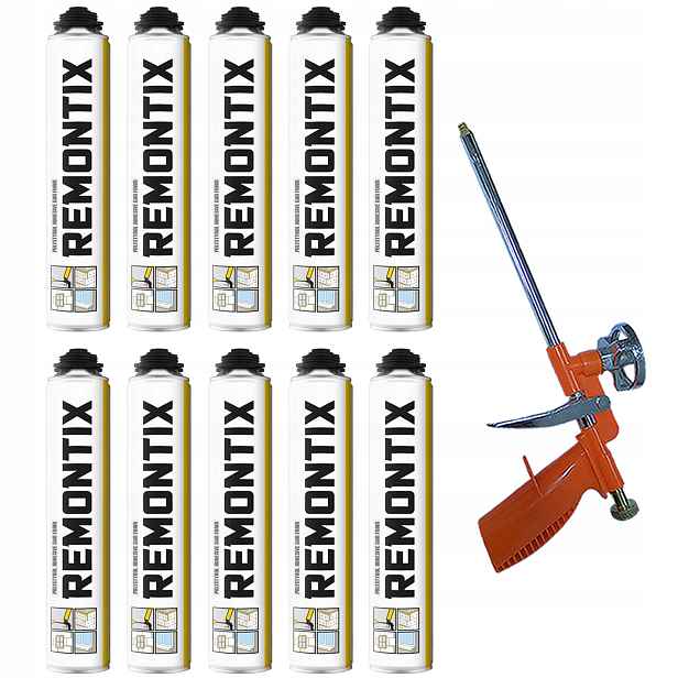 10 x Pěnové Lepidlo na polystyren Pěnové lepidlo pro Xps Eps Grafit Pistole