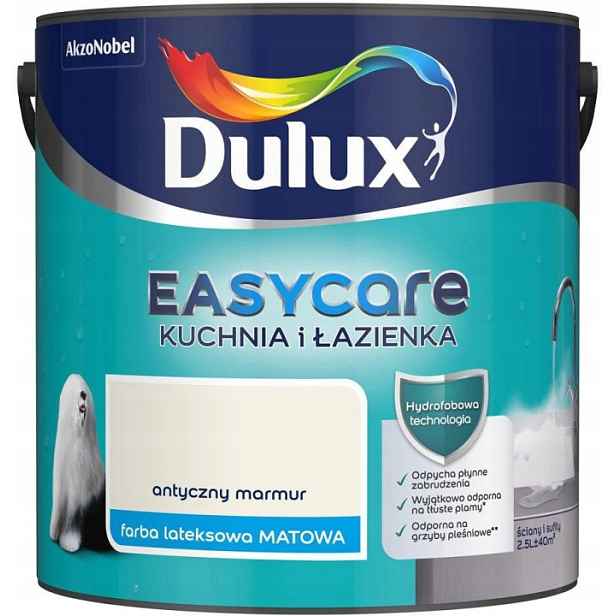 Dulux Barva Easycare Kuchyň A Koupelna 2,5L Starožitný Mramor