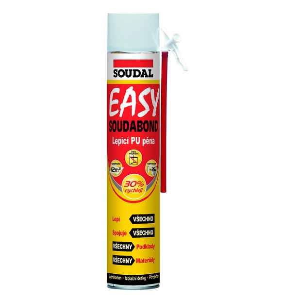 Pěna lepicí Soudal SOUDABOND EASY trubičková 750 ml