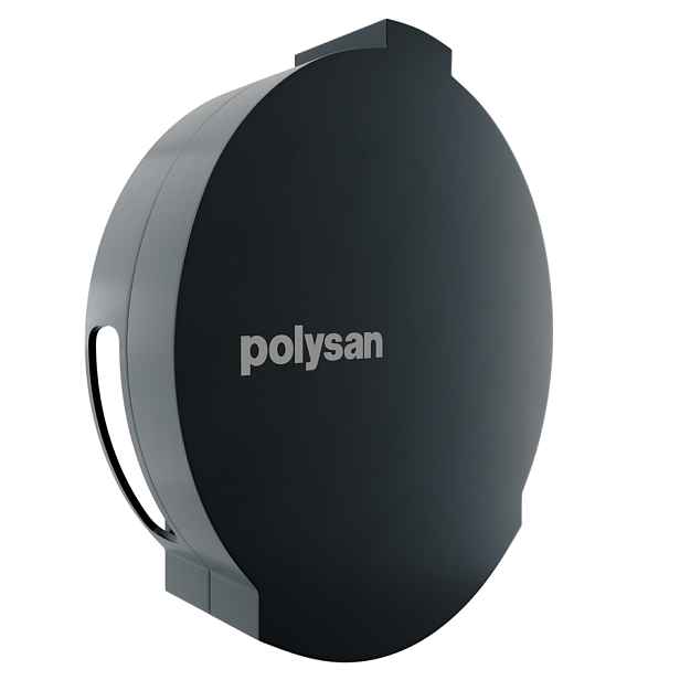 Polysan Ovládání výpusti vanové soupravy s napouštěním přepadem, gun metal
