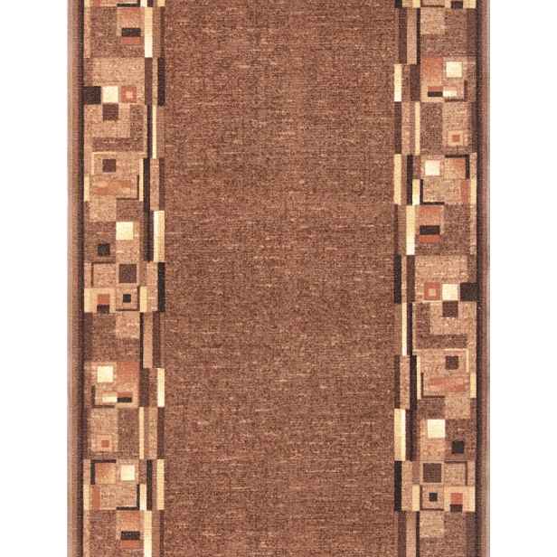 Protiskluzový běhoun na míru Bombay 44, šíře 80 cm, hnědá, chodba / předsíň, Associated Weavers