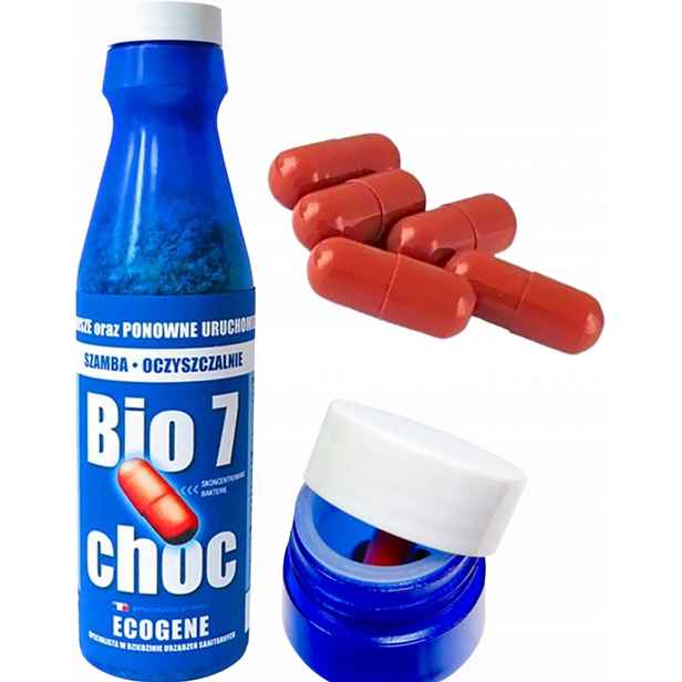 Bio7 Choc startér čističky bakterií Bio 7 Silný Starter BIO7 5 Dávek