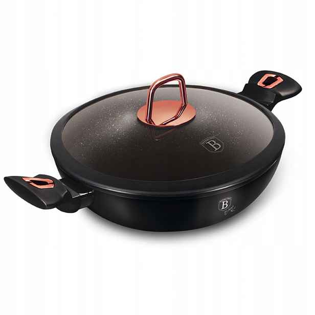 Granitový Wok 30 cm Berlinger Haus BH-7112 Black Rose