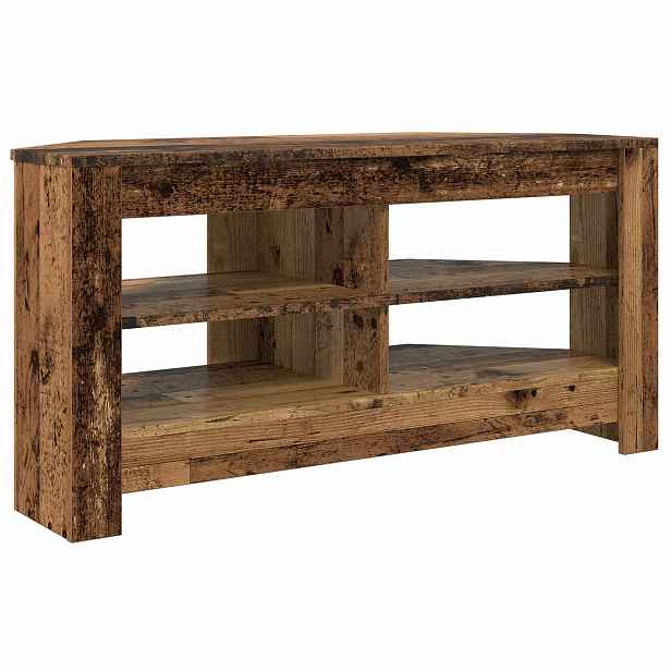 vidaXL RohováskříňnaTV 102 x 41 x 50 cm Staré dřevo Kompozitní dřevo
