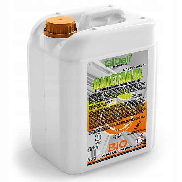 Bioetanol do krbu 20 l, vůně pomeranče, biopalivo