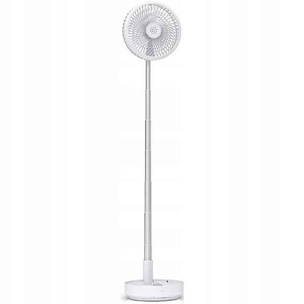 Stojanový ventilátor PF11S, dobíjecí, s dálkovým ovládáním, bílý