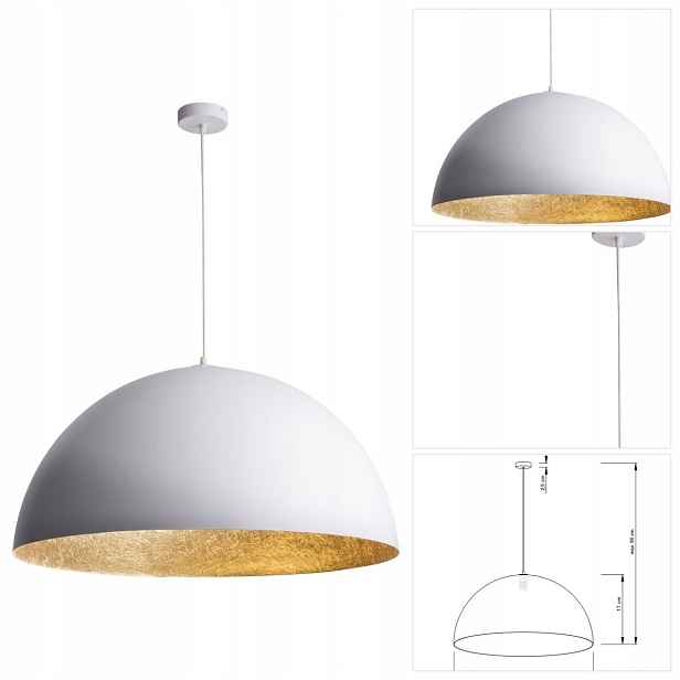 Závěsná lampa zlatá Sfera 35 moderní nad stůl v kuchyni Sigma Lighting